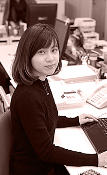 管理部 事務スタッフ／田口 佳奈